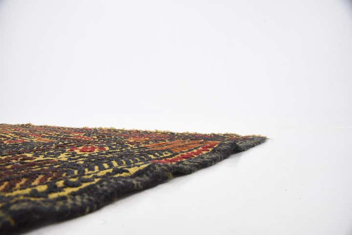 4' 2 x 5' 8 Hand Woven Kilim Afghan Wool Rug