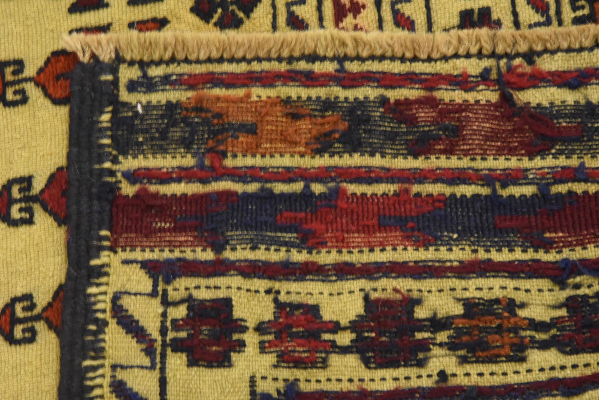 4' x 6' 2 Hand Woven Kilim Afghan Wool Rug