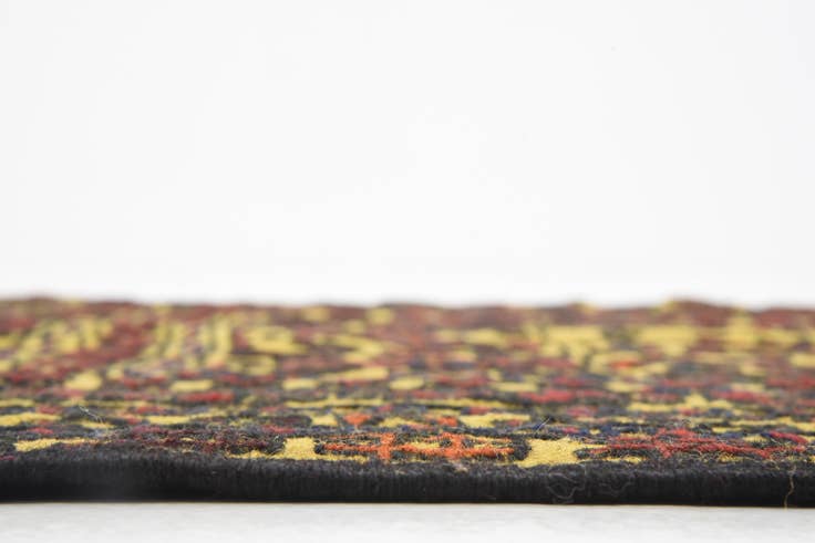 Detail image of 4' x 6' 3 Hand Woven Kilim Afghan Wool Rug