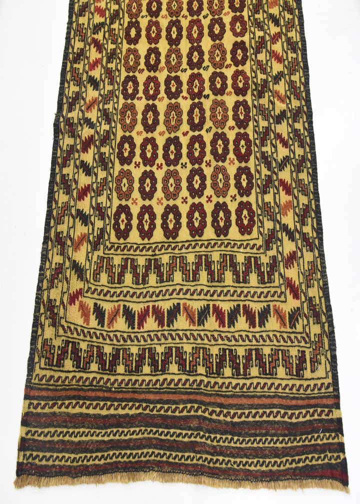 4' 2 x 5' 9 Hand Woven Kilim Afghan Wool Rug