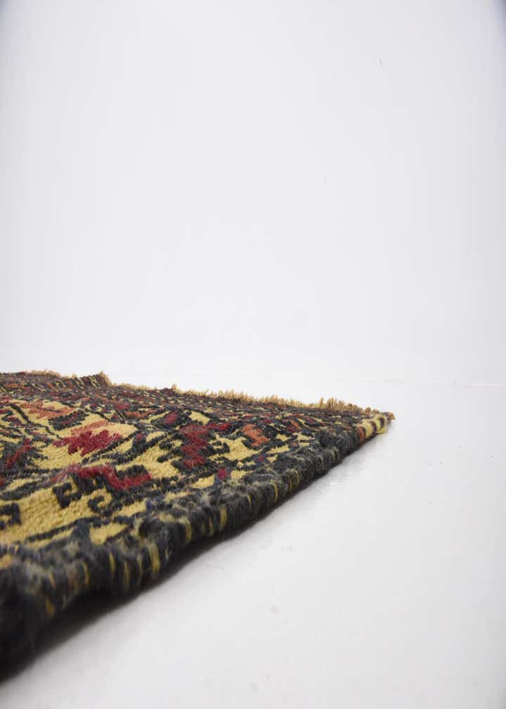4' 2 x 5' 9 Hand Woven Kilim Afghan Wool Rug
