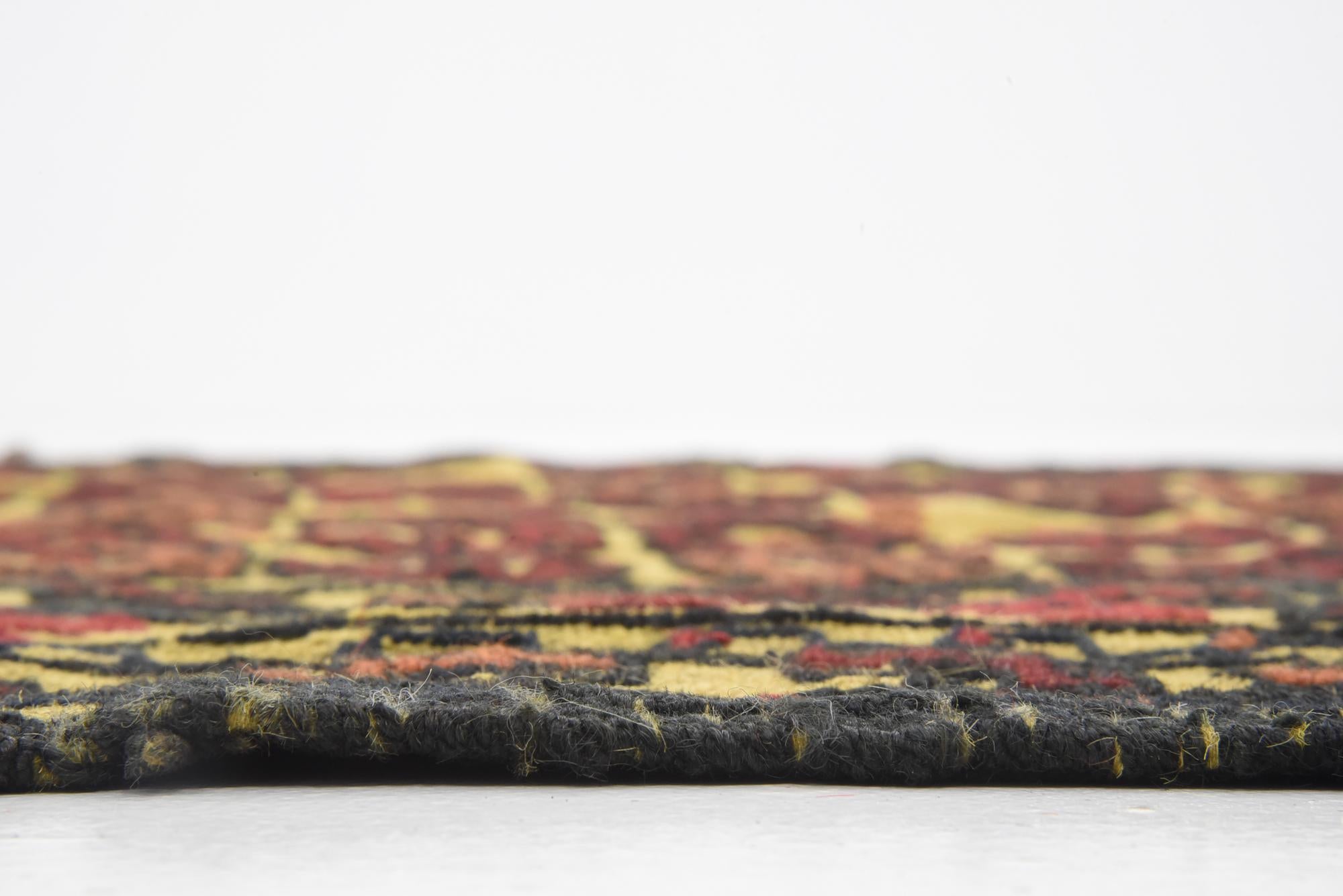 4' 2 x 5' 9 Hand Woven Kilim Afghan Wool Rug