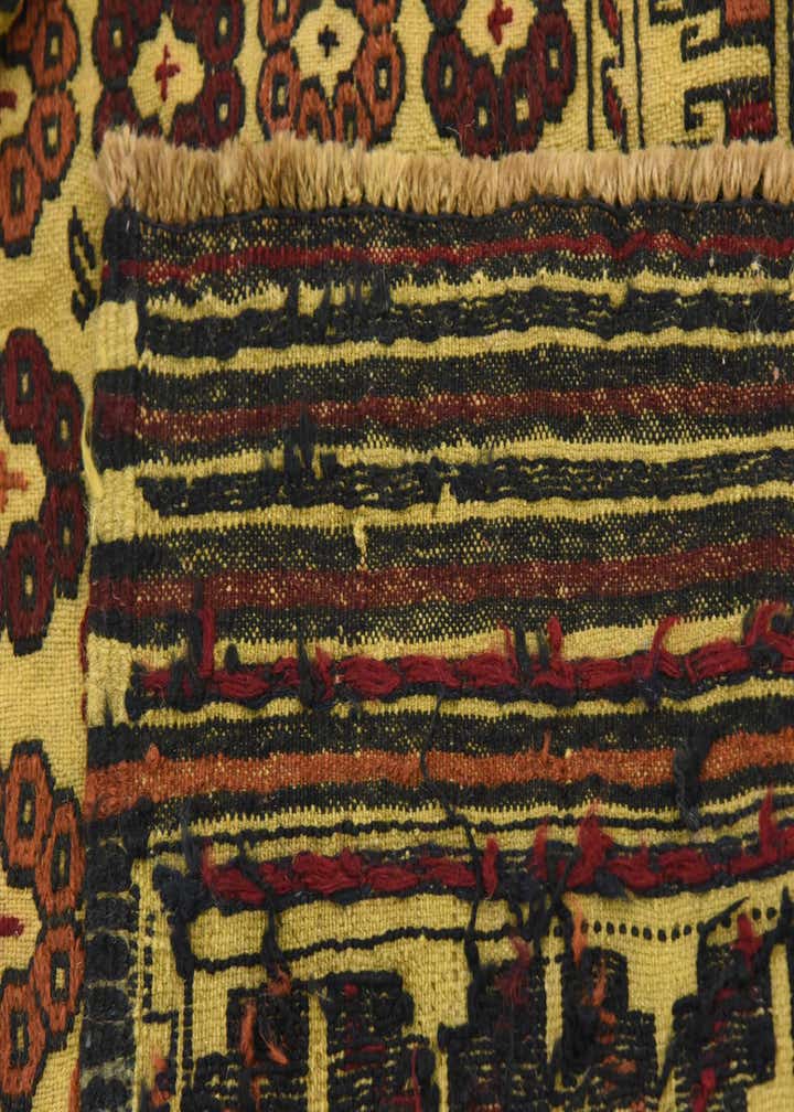 4' 2 x 5' 9 Hand Woven Kilim Afghan Wool Rug