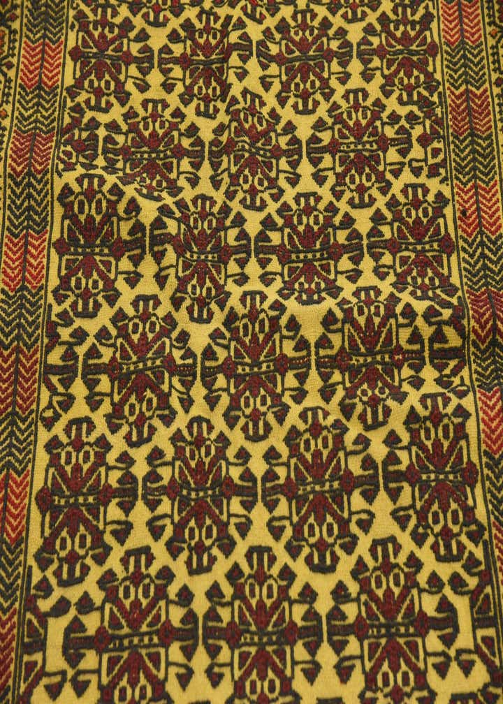 4' x 6' 3 Hand Woven Kilim Afghan Wool Rug