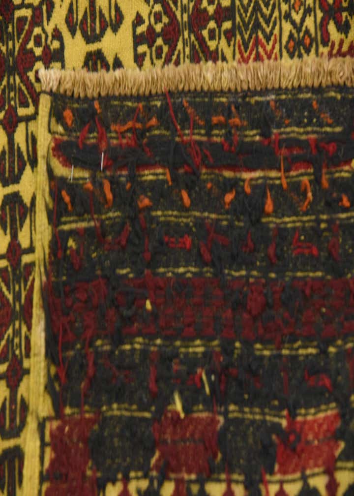 4' x 6' 3 Hand Woven Kilim Afghan Wool Rug