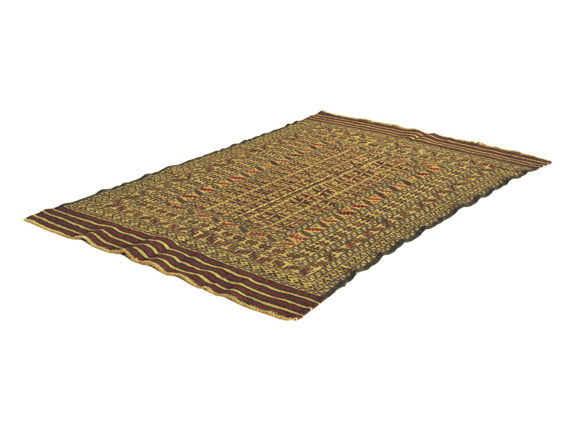 120cm x 190cm Tejido a mano Kilim afgano Alfombra Lana