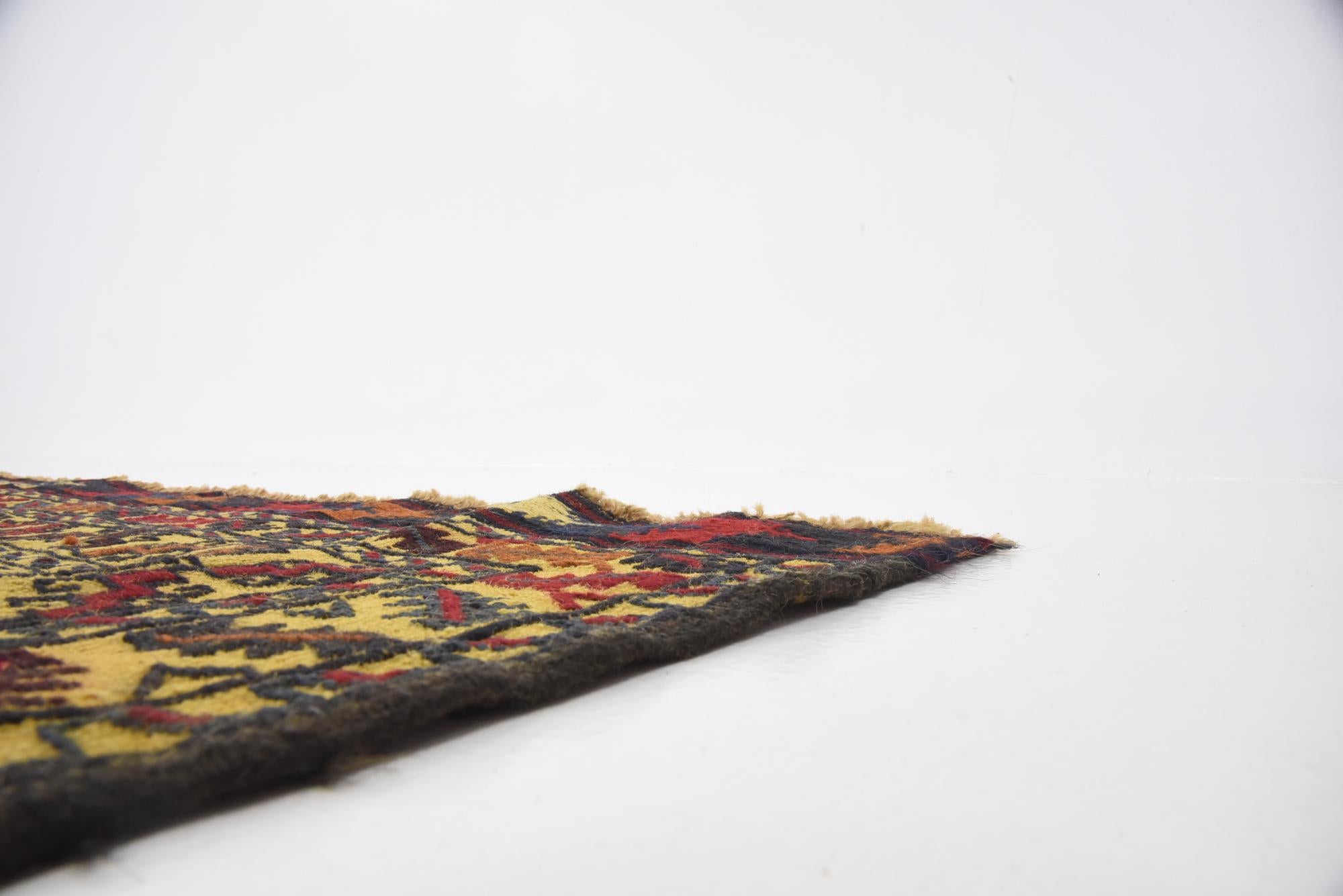 4' x 6' 8 Hand Woven Kilim Afghan Wool Rug