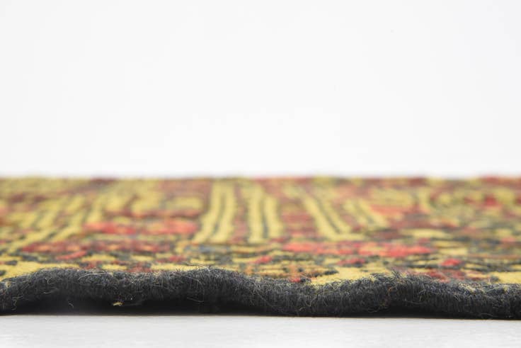Detail image of 4' x 6' 3 Hand Woven Kilim Afghan Wool Rug