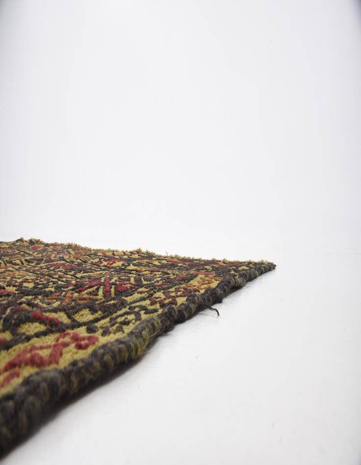 Detail image of 4' 3 x 6' 3 Hand Woven Kilim Afghan Wool Rug