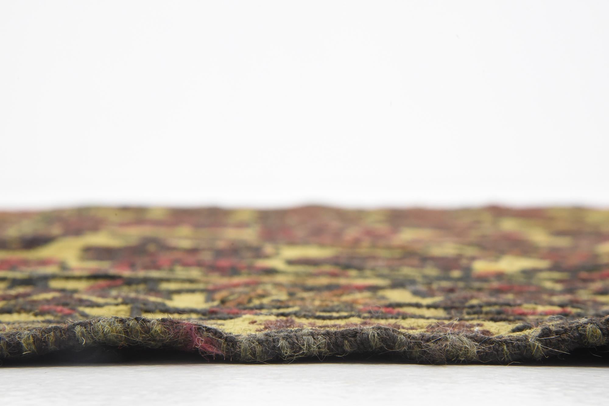 4' 3 x 6' 3 Hand Woven Kilim Afghan Wool Rug