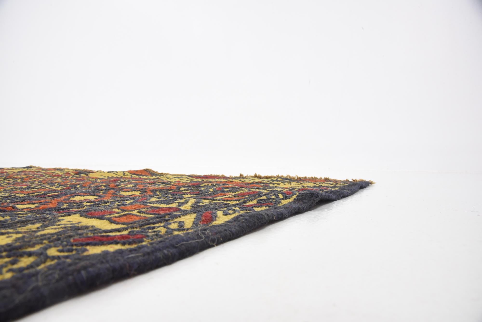 4' x 6' 3 Hand Woven Kilim Afghan Wool Rug