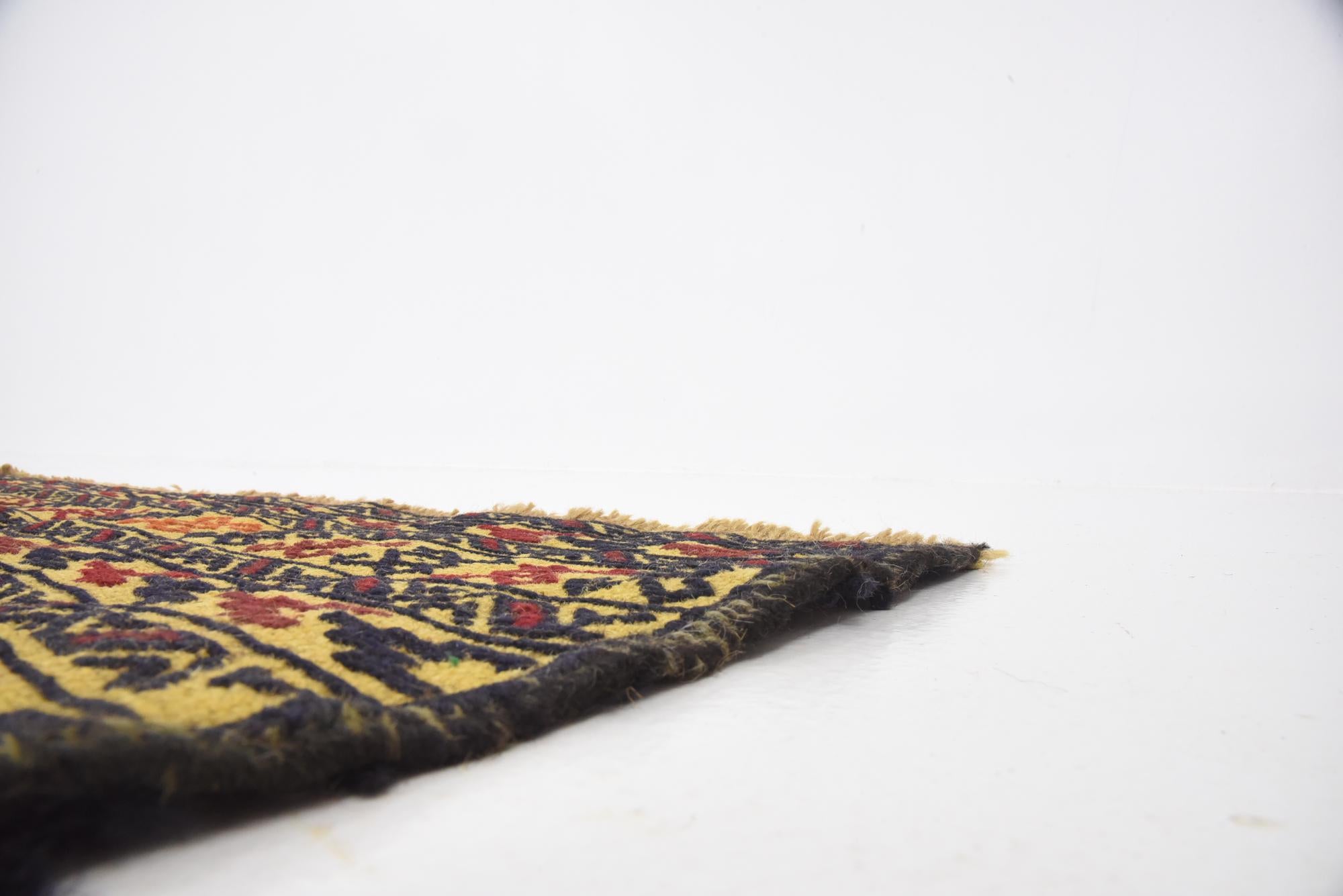 4' 2 x 5' 10 Hand Woven Kilim Afghan Wool Rug
