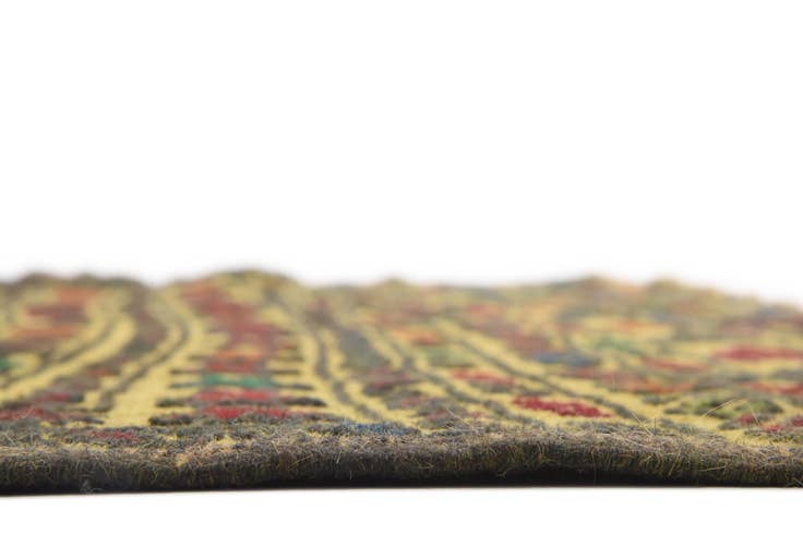 Detail image of 4' 4 x 6' 2 Hand Woven Kilim Afghan Wool Rug