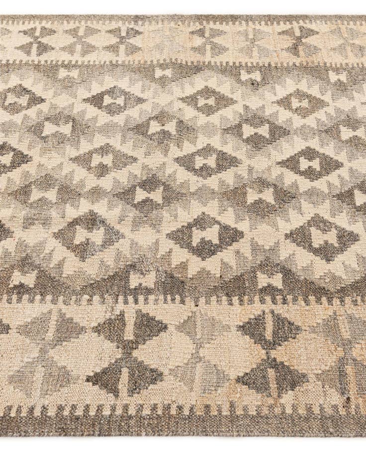 Detail image of 3' 4 x 5' 1  Hand Woven Kilim Maymana Wool Rug