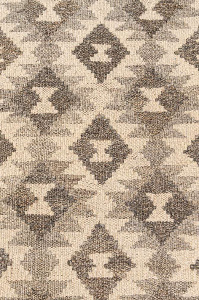 3' 4 x 5' 1 Hand Woven Kilim Maymana Wool Rug