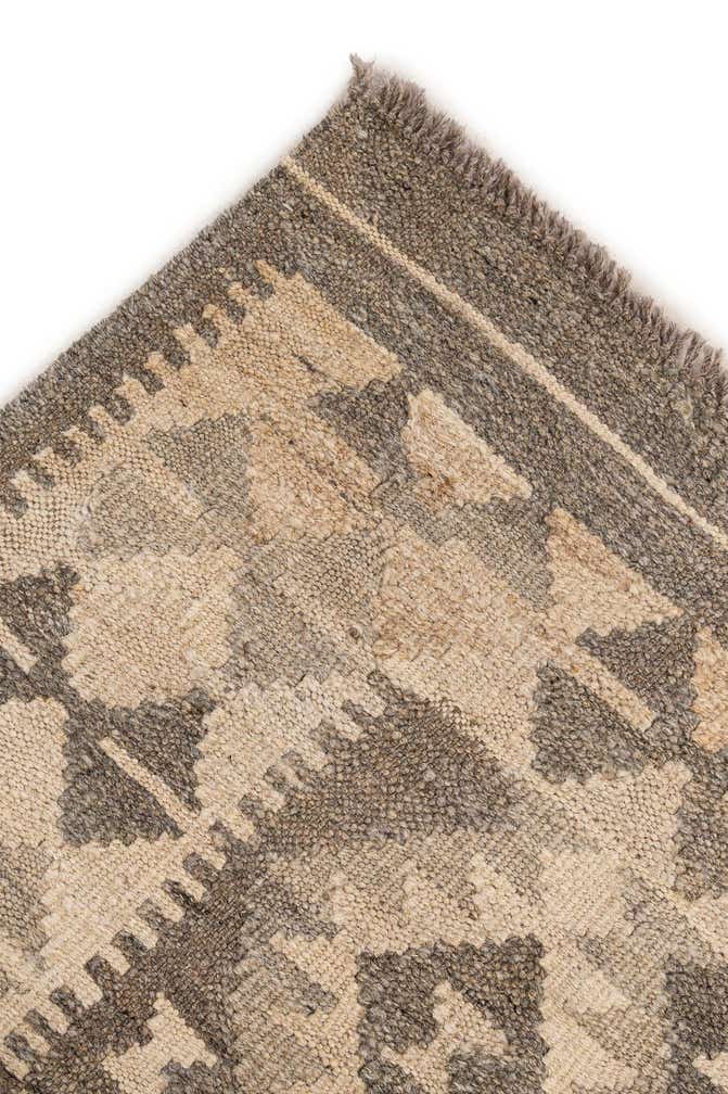 3' 4 x 5' 1 Hand Woven Kilim Maymana Wool Rug