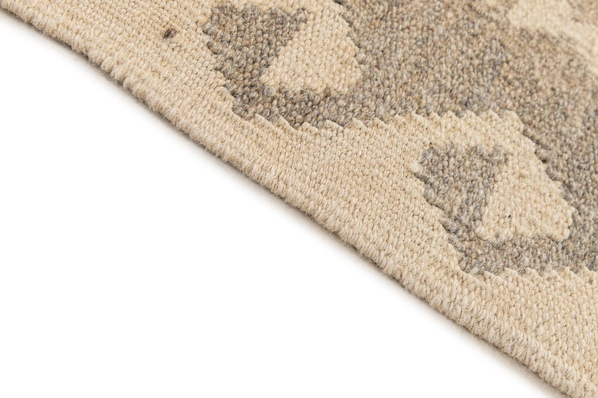 3' 4 x 5' Hand Woven Kilim Maymana Wool Rug
