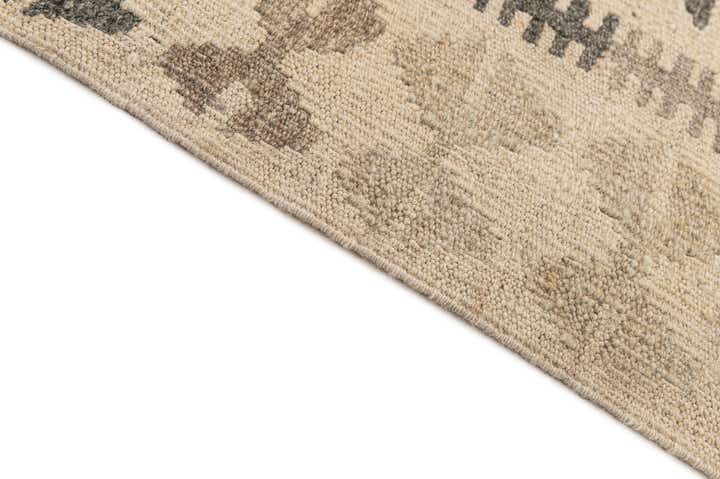 3' 5 x 5' 4 Hand Woven Kilim Maymana Wool Rug