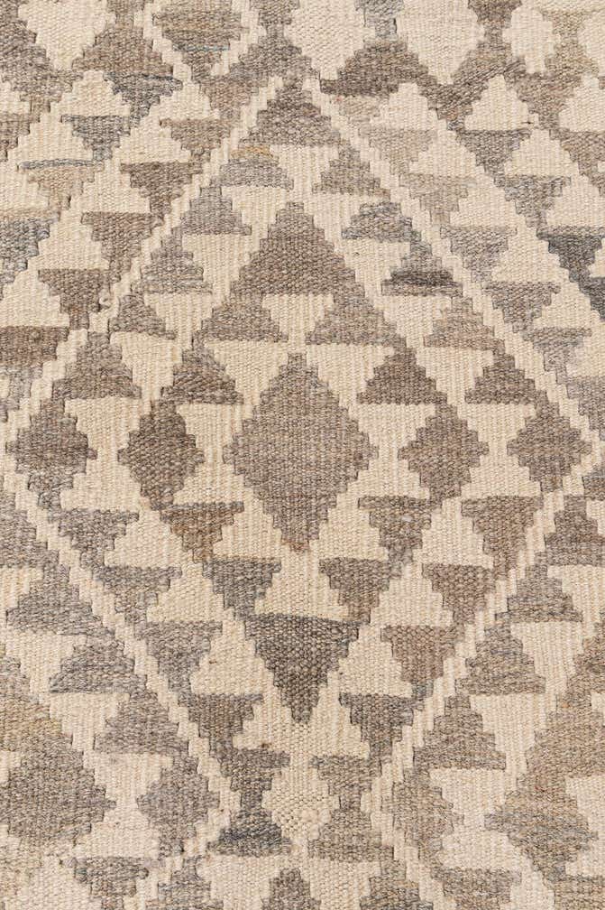 3' 9 x 5' 4 Hand Woven Kilim Maymana Wool Rug