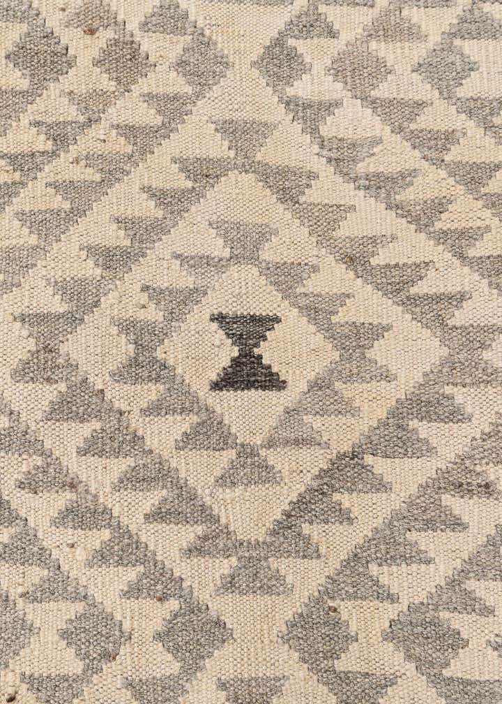 3' 11 x 6' Hand Woven Kilim Maymana Wool Rug