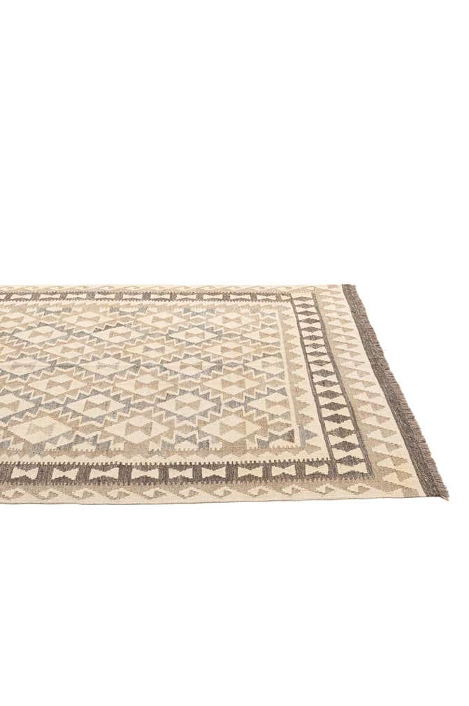 5' x 6' 9 Hand Knotted Kilim Maymana Wool Rug
