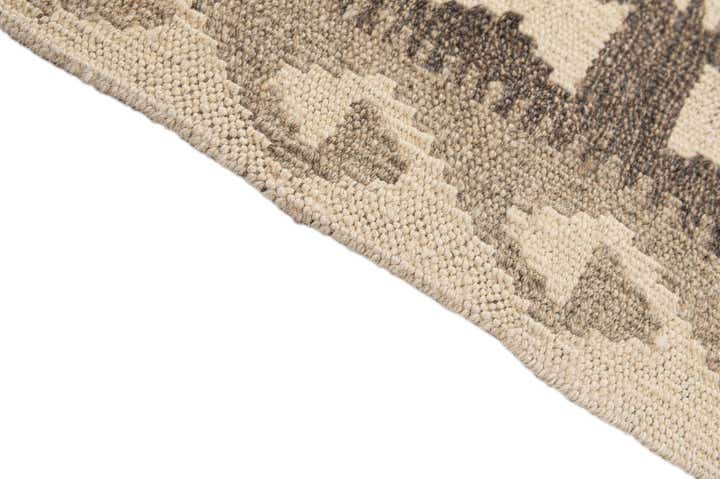 5' x 6' 9 Hand Knotted Kilim Maymana Wool Rug