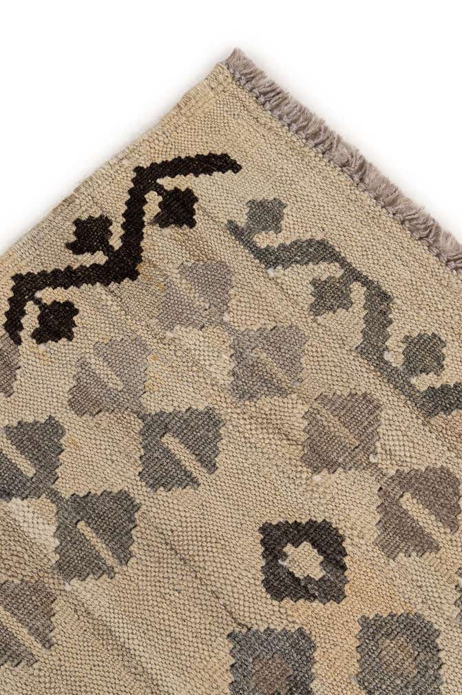 5' x 6' 8 Hand Woven Kilim Maymana Wool Rug