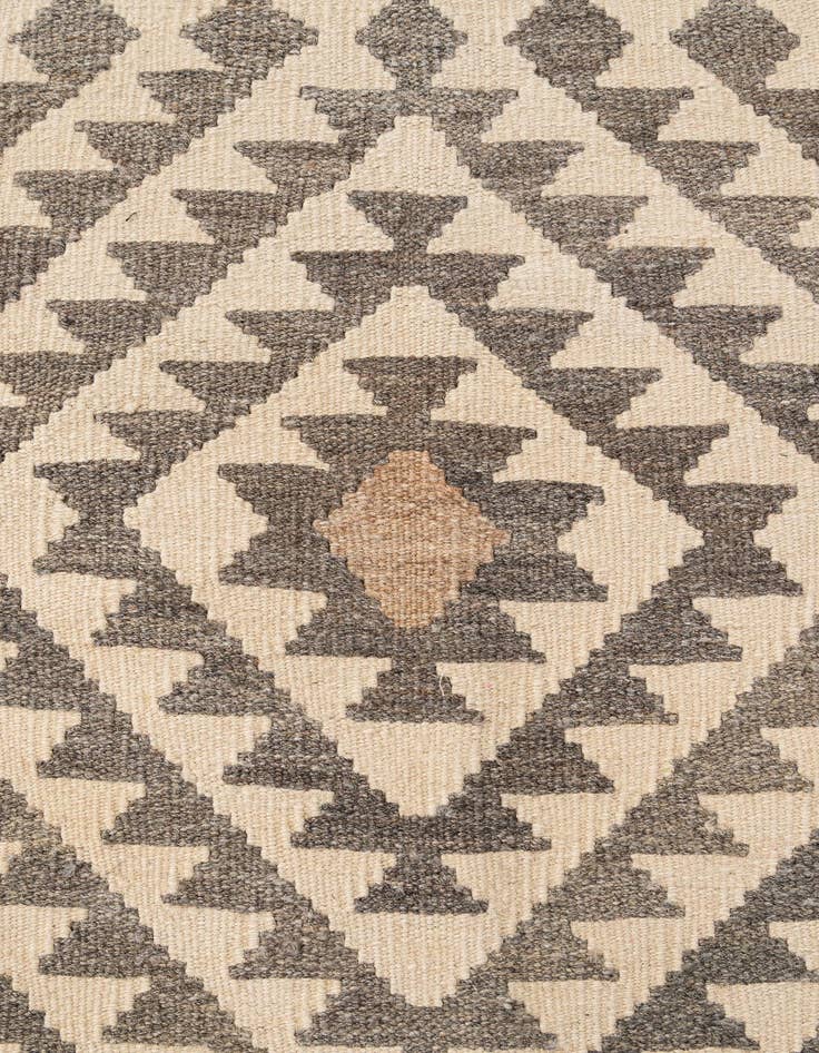 Detail image of 5' 3 x 6' 8  Hand Woven Kilim Maymana Wool Rug