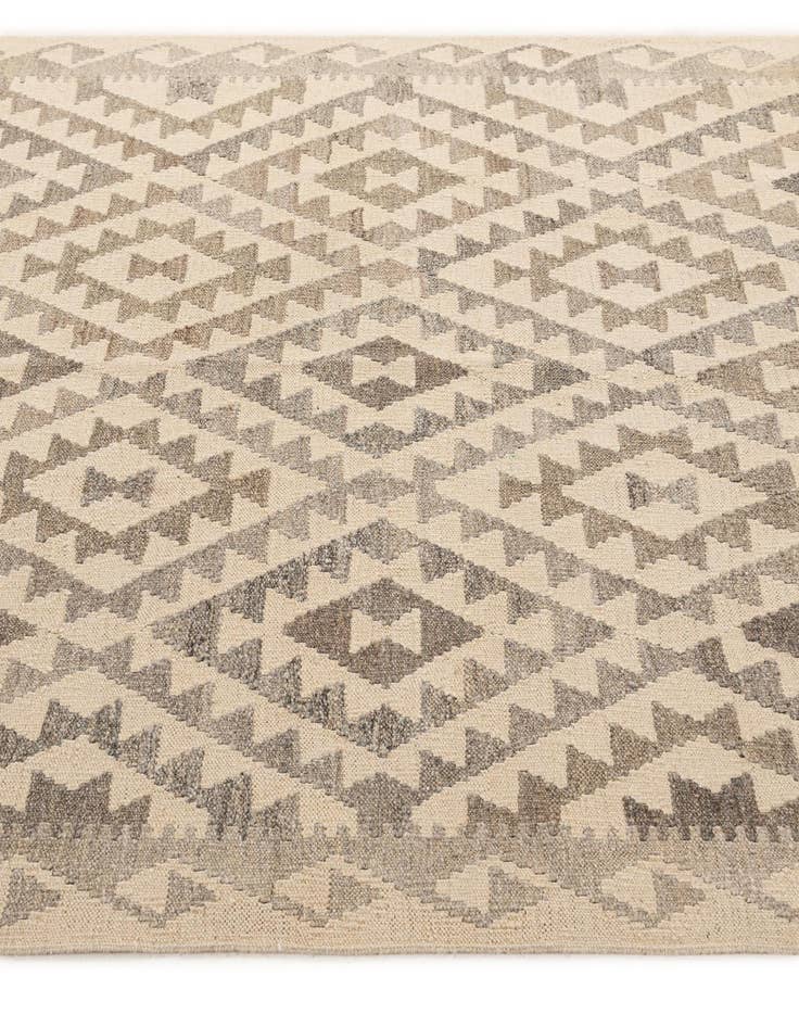 Detail image of 5' 3 x 6' 7 Hand Woven Kilim Maymana Wool Rug