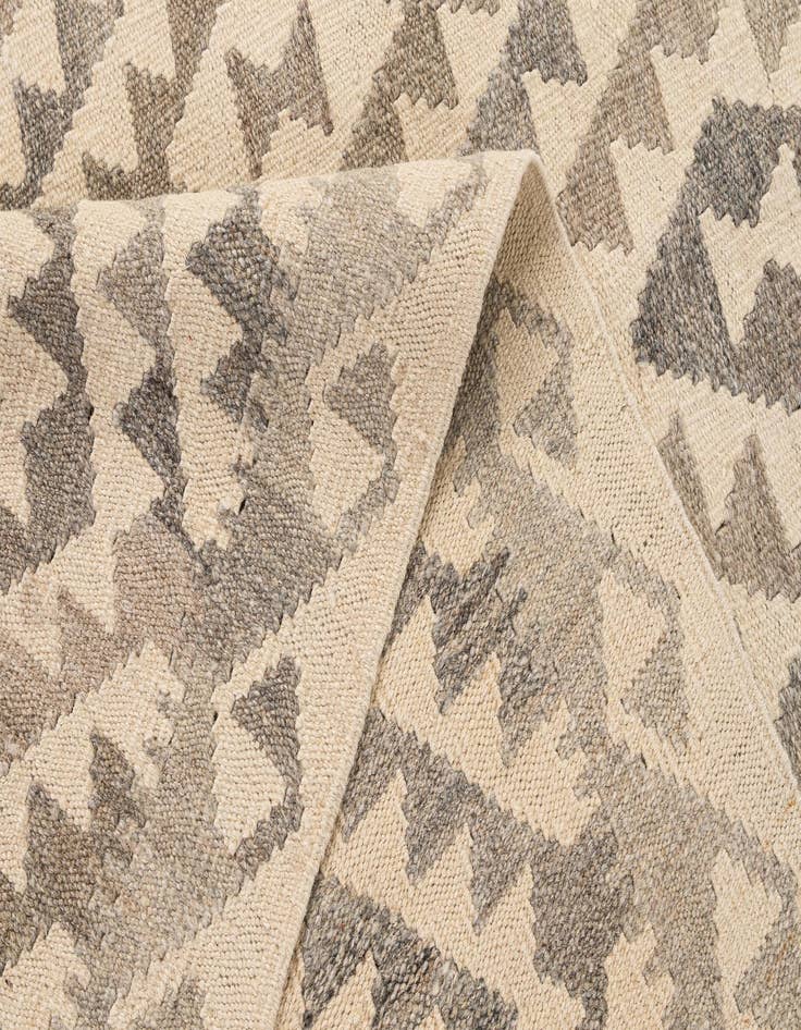 Detail image of 5' 3 x 6' 7  Hand Woven Kilim Maymana Wool Rug