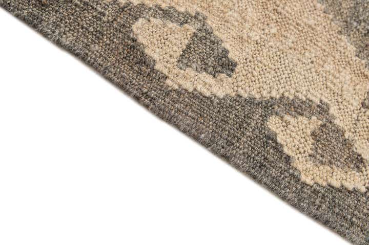 5' 3 x 6' 7 Hand Woven Kilim Maymana Wool Rug