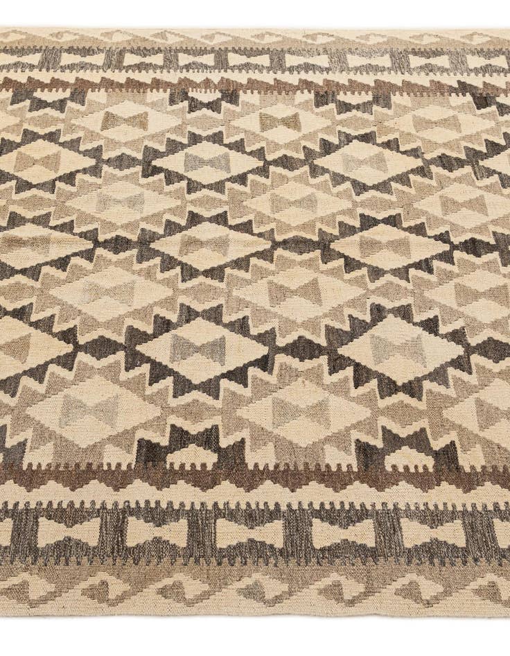 Detail image of 5' 2 x 6' 9  Hand Woven Kilim Maymana Wool Rug