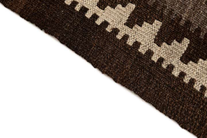 6' 7 x 8' 11 Hand Woven Kilim Maymana Wool Rug