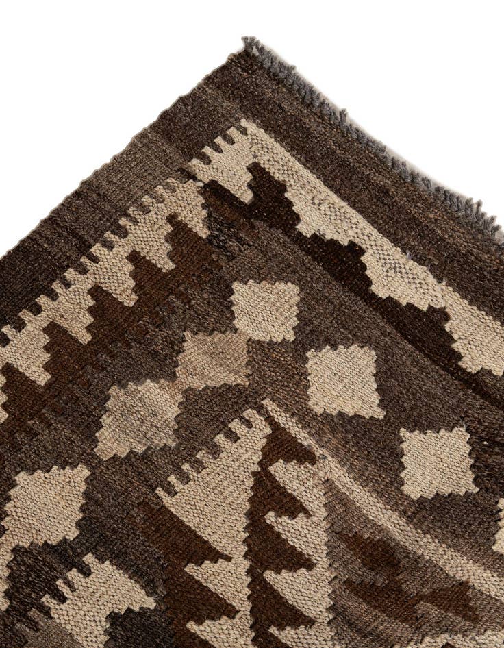 Detail image of 6' 7 x 8' 11  Hand Woven Kilim Maymana Wool Rug