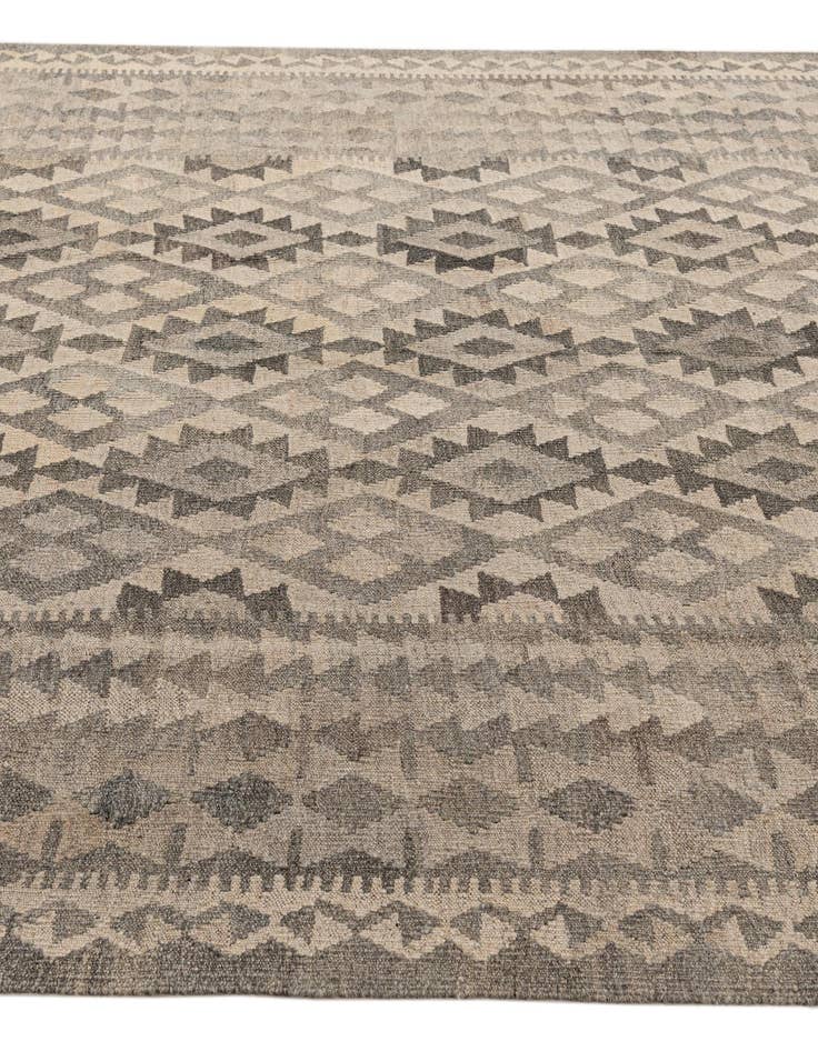 Detail image of 6' 9 x 9' 7  Hand Woven Kilim Maymana Wool Rug