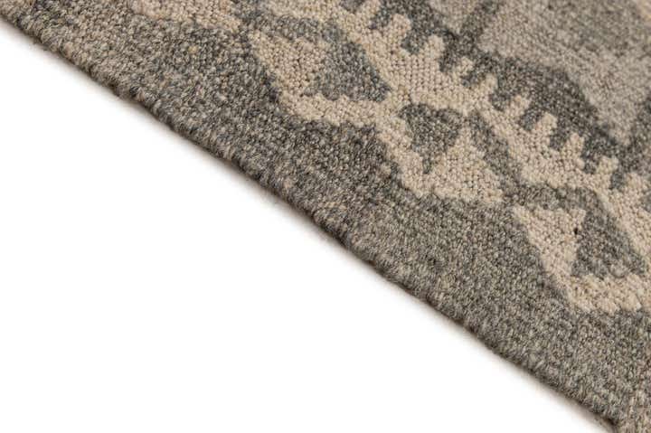 6' 9 x 9' 7 Hand Woven Kilim Maymana Wool Rug