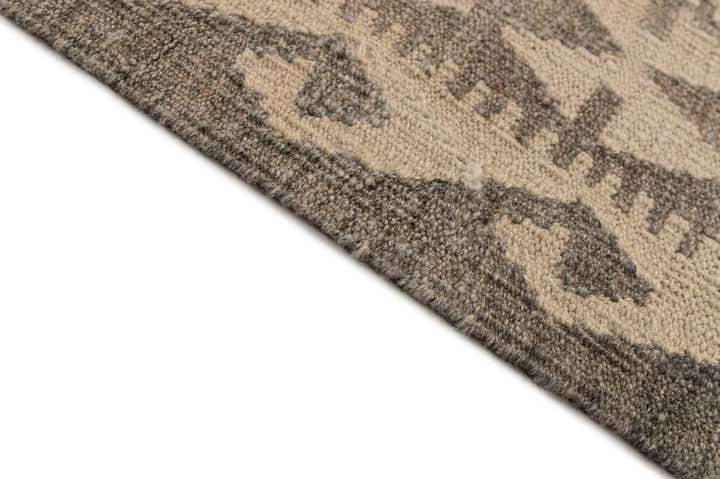 6' 8 x 9' 7 Hand Woven Kilim Maymana Wool Rug