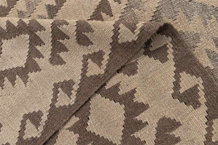 6' 5 x 9' 9 Hand Woven Kilim Maymana Wool Rug