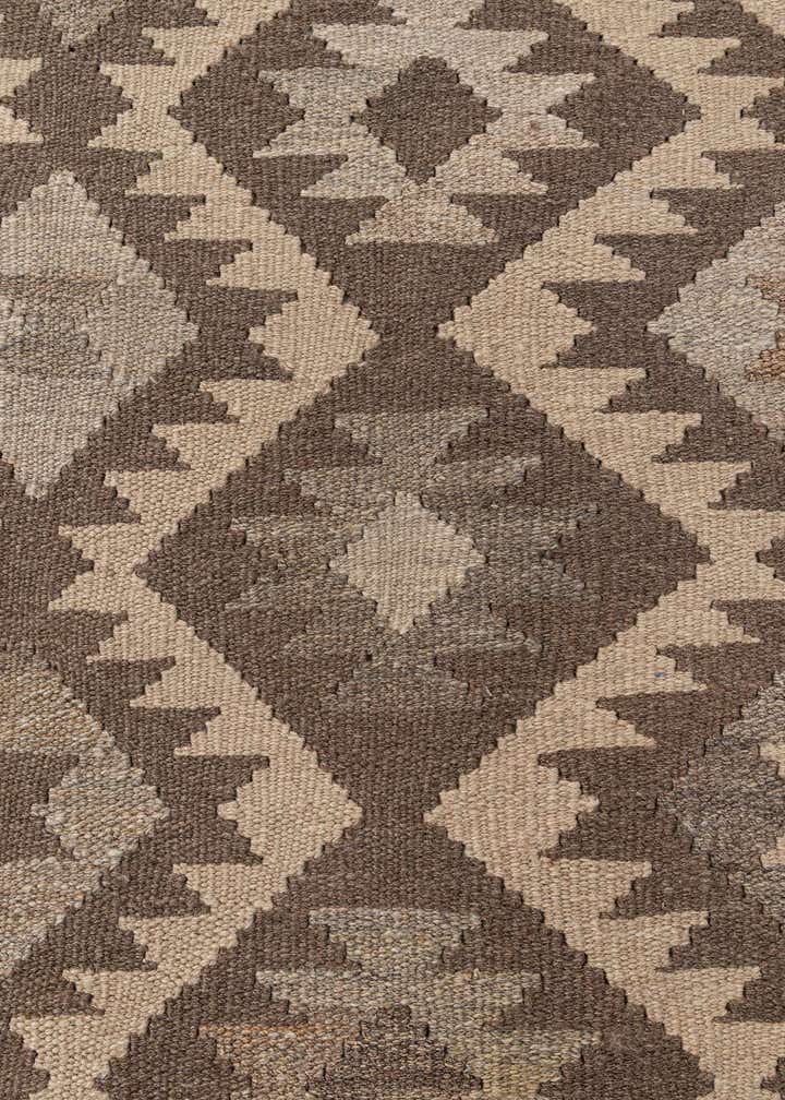 6' 8 x 9' 10 Hand Knotted Kilim Maymana Wool Rug