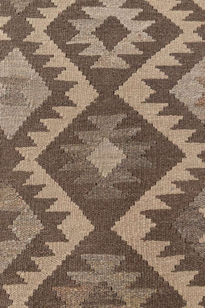 6' 8 x 9' 10 Hand Knotted Kilim Maymana Wool Rug