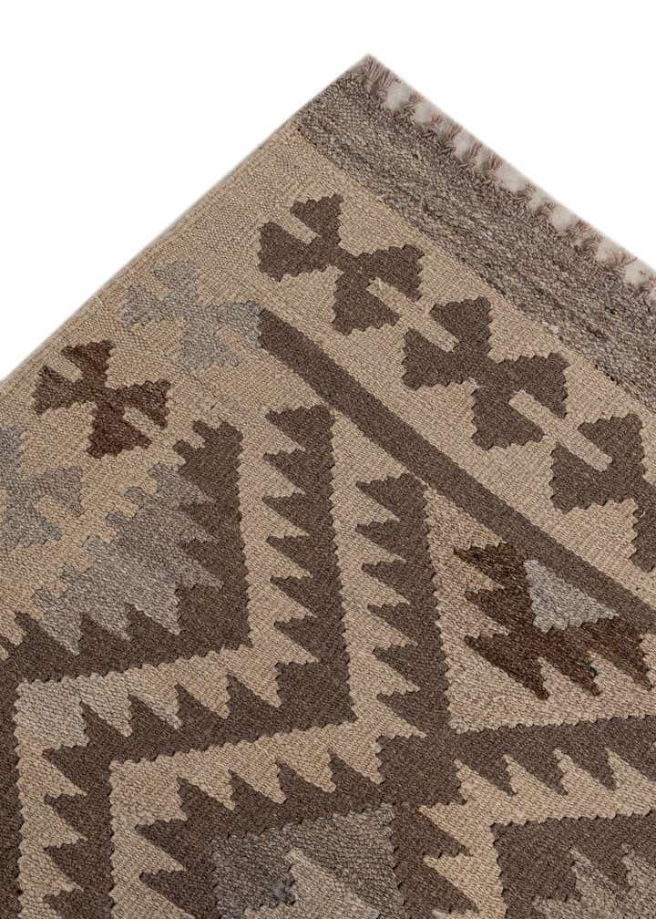 6' 8 x 9' 10 Hand Knotted Kilim Maymana Wool Rug