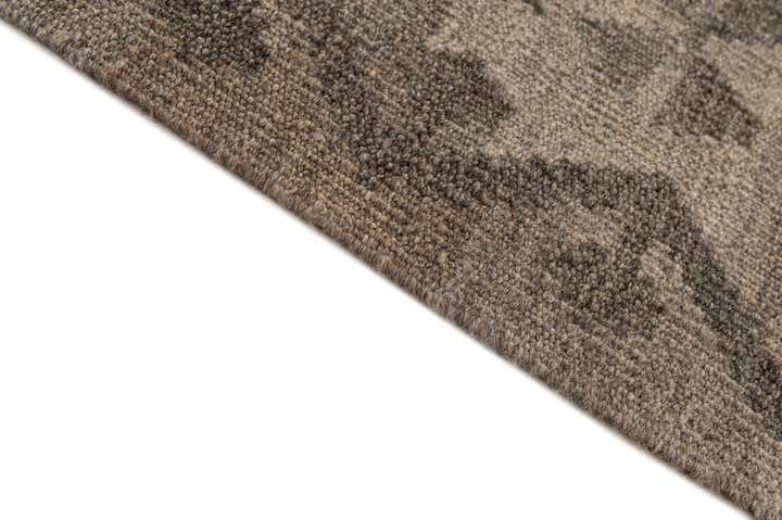 6' 8 x 9' 8 Hand Woven Kilim Maymana Wool Rug