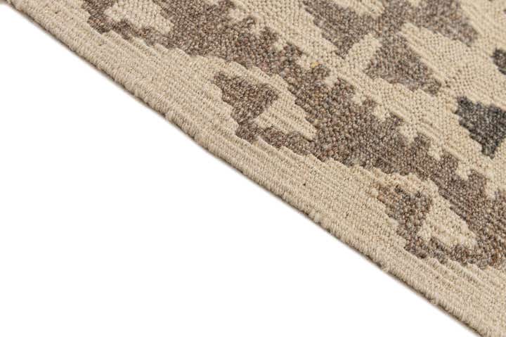 6' 7 x 10' Hand Woven Kilim Maymana Wool Rug