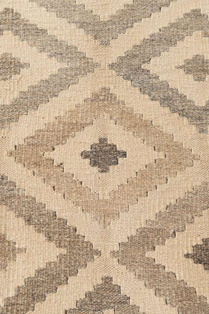 6' 7 x 10' 1 Hand Woven Kilim Maymana Wool Rug