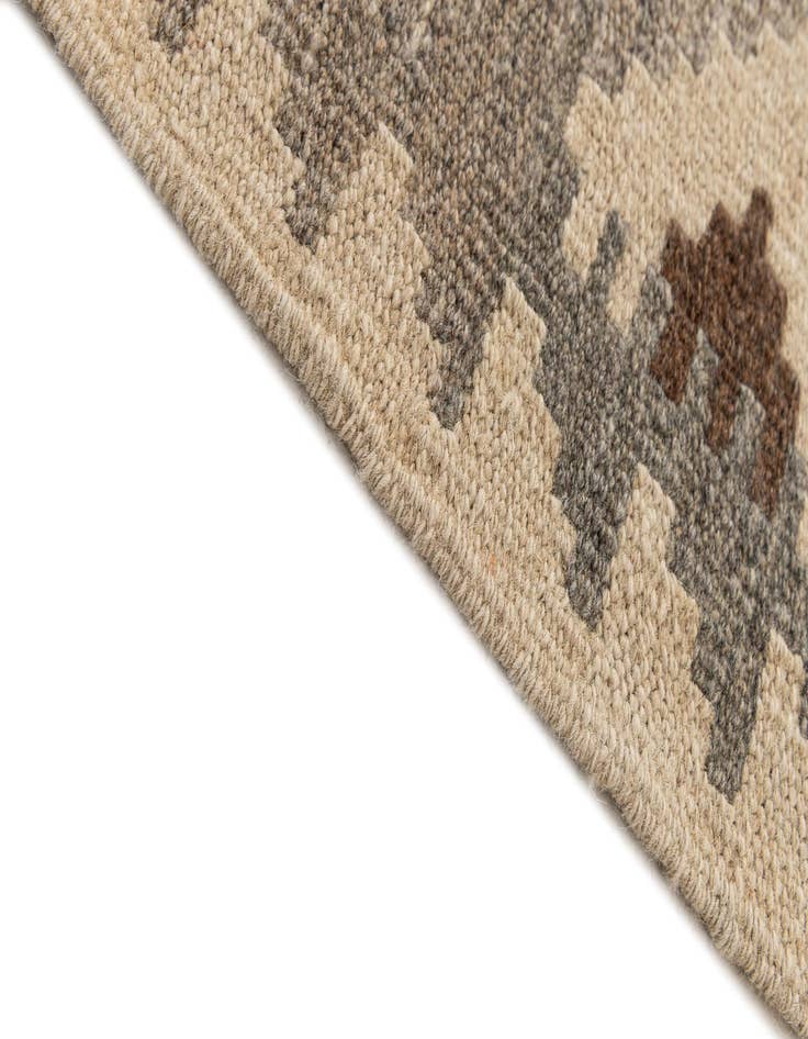 Detail image of 6' 6 x 10' 3  Hand Woven Kilim Maymana Wool Rug