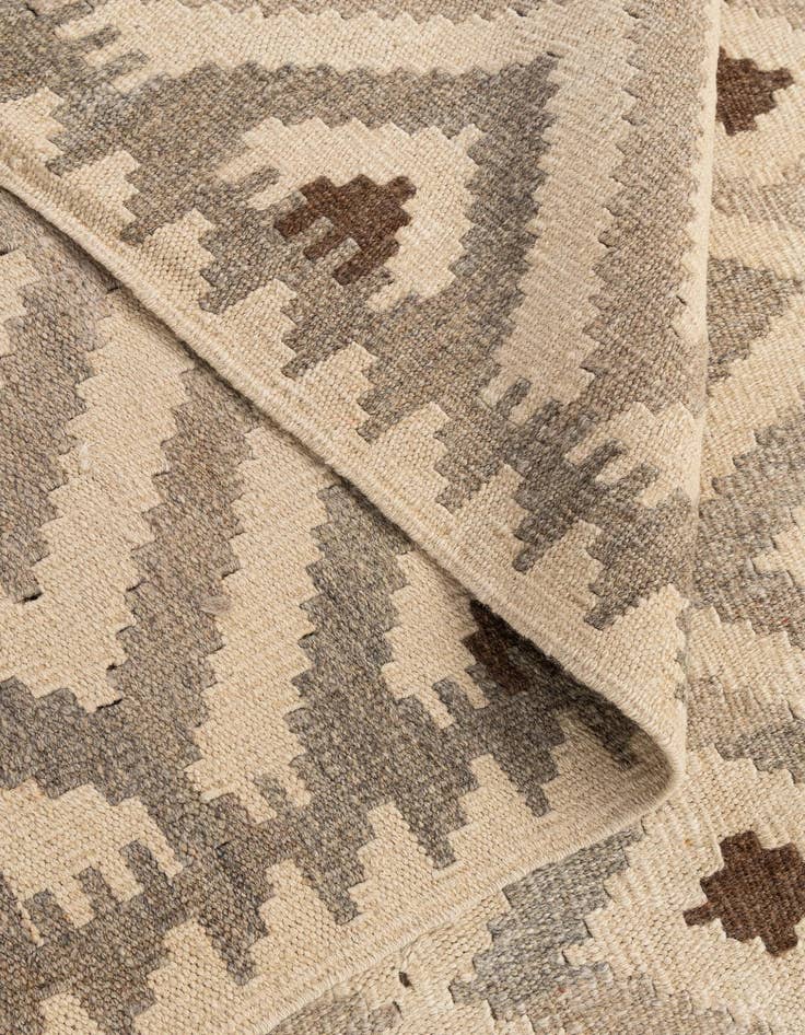 Detail image of 6' 6 x 10' 3  Hand Woven Kilim Maymana Wool Rug