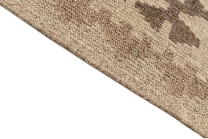 7' 3 x 9' 7 Hand Woven Kilim Maymana Wool Rug