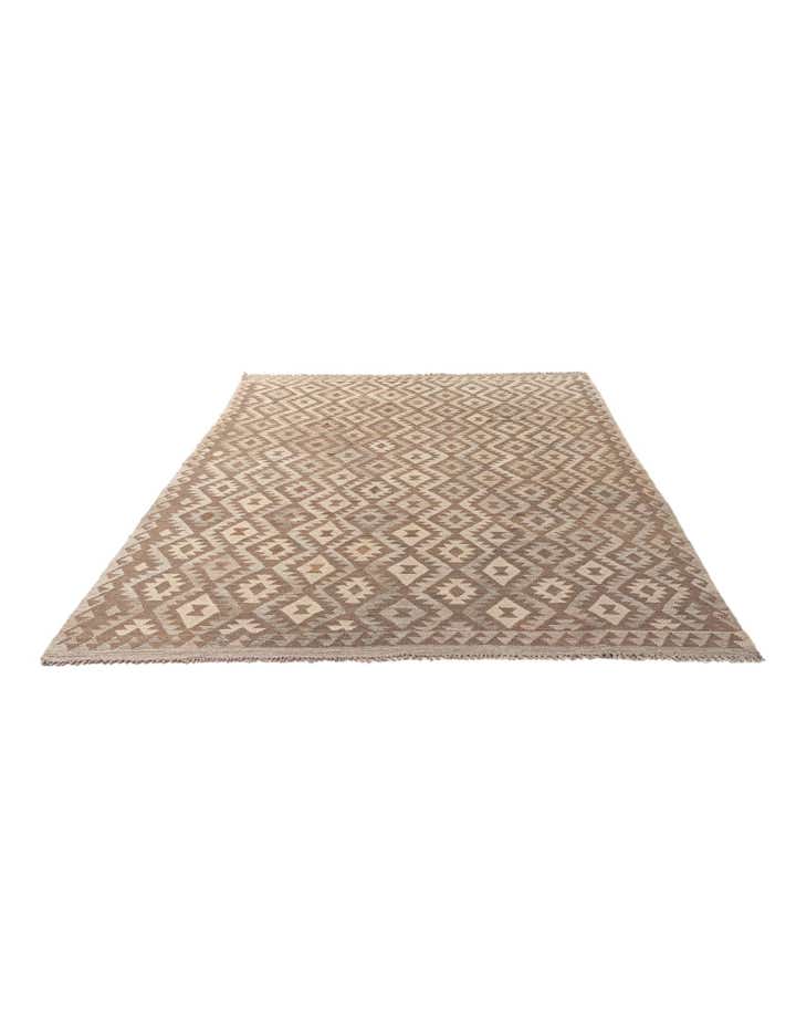 6' 10 x 10' 1 Hand Woven Kilim Maymana Wool Rug