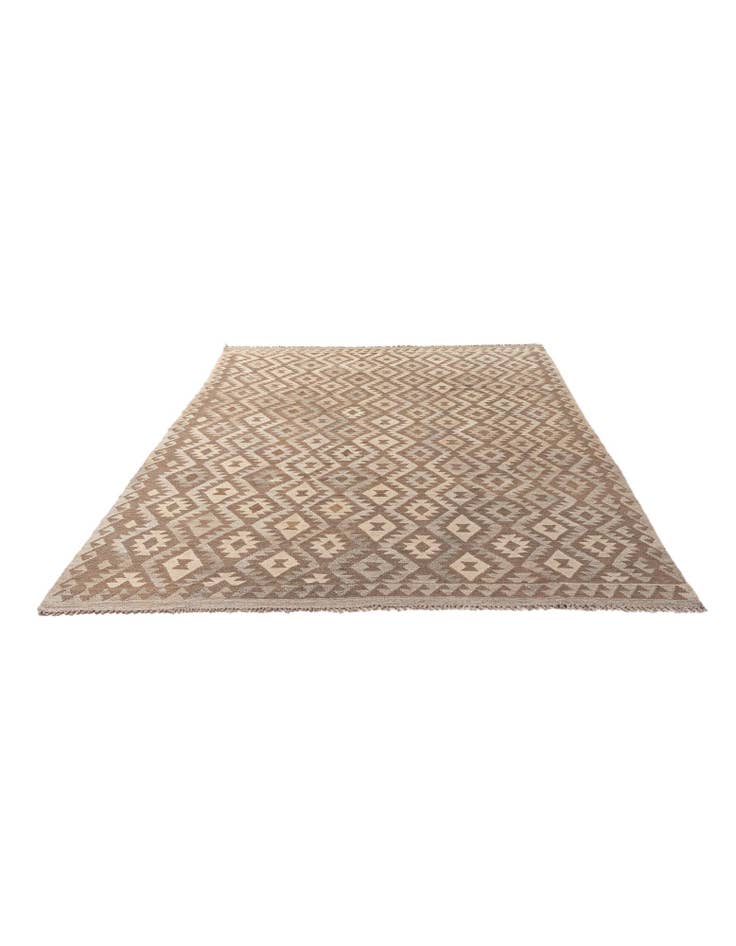 Detail image of 6' 10 x 10' 1 Hand Woven Kilim Maymana Wool Rug