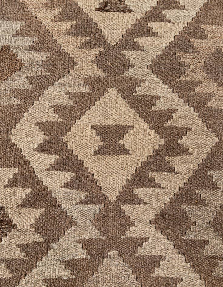 Detail image of 6' 10 x 10' 1  Hand Woven Kilim Maymana Wool Rug